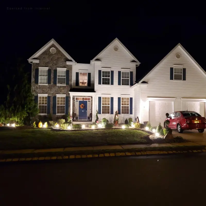 LEONLITE 12-częściowe oświetlenie ogrodowe LED, 3 W, 12 V, niskonapięciowe oświetlenie ścieżek, wodoodporne oświetlenie ogrodowe, certyfikat ETL, 4000 K, zimna biel, do podjazdów i chodników, 5-letnia gwarancja