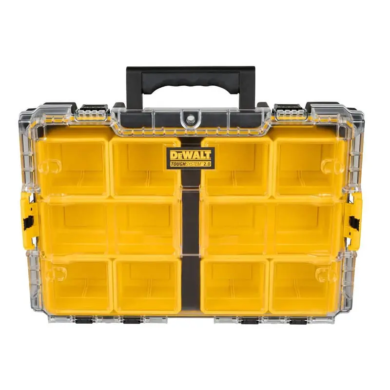 DEWALT TOUGHSYSTEM 2.0 Głęboki pojemnik do przechowywania małych części, 10 przegródek DWST08040