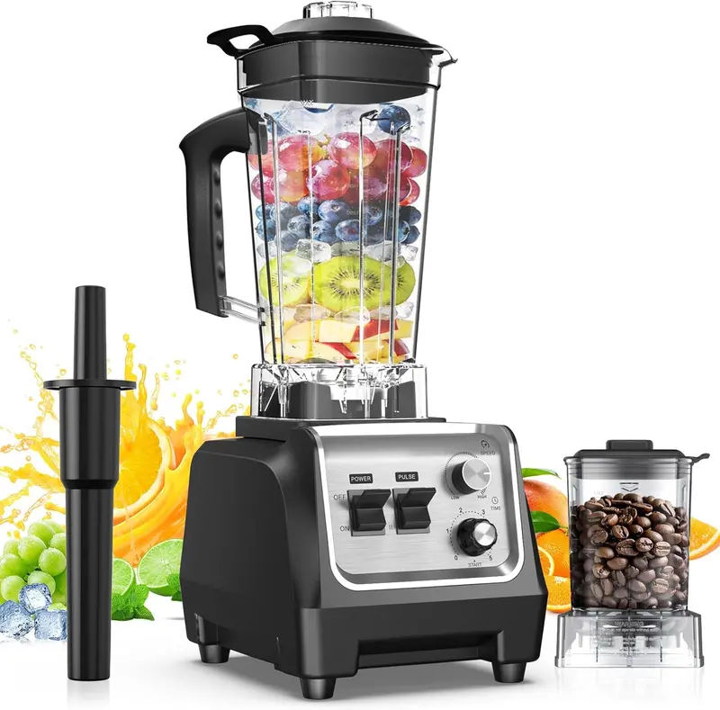 Mocny blender do smoothie o mocy 1800 W – model stołowy o pojemności 70 uncji z kubkiem mielącym o pojemności 20 uncji